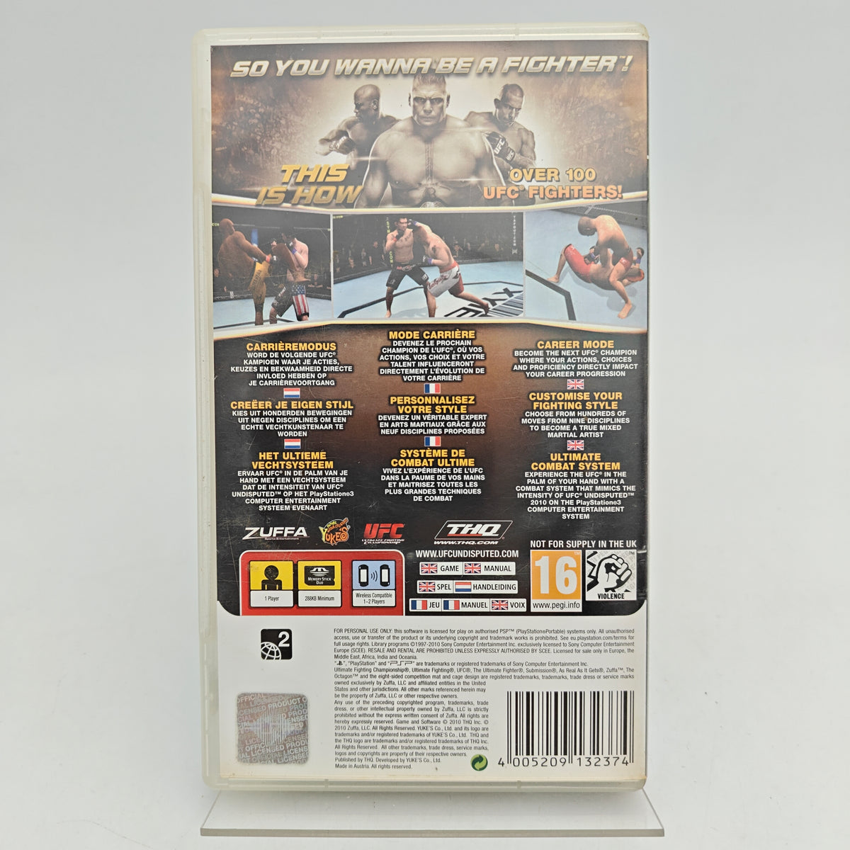 UFC UNDISPUTED 2010 - PLAYSTATION PORTABLE