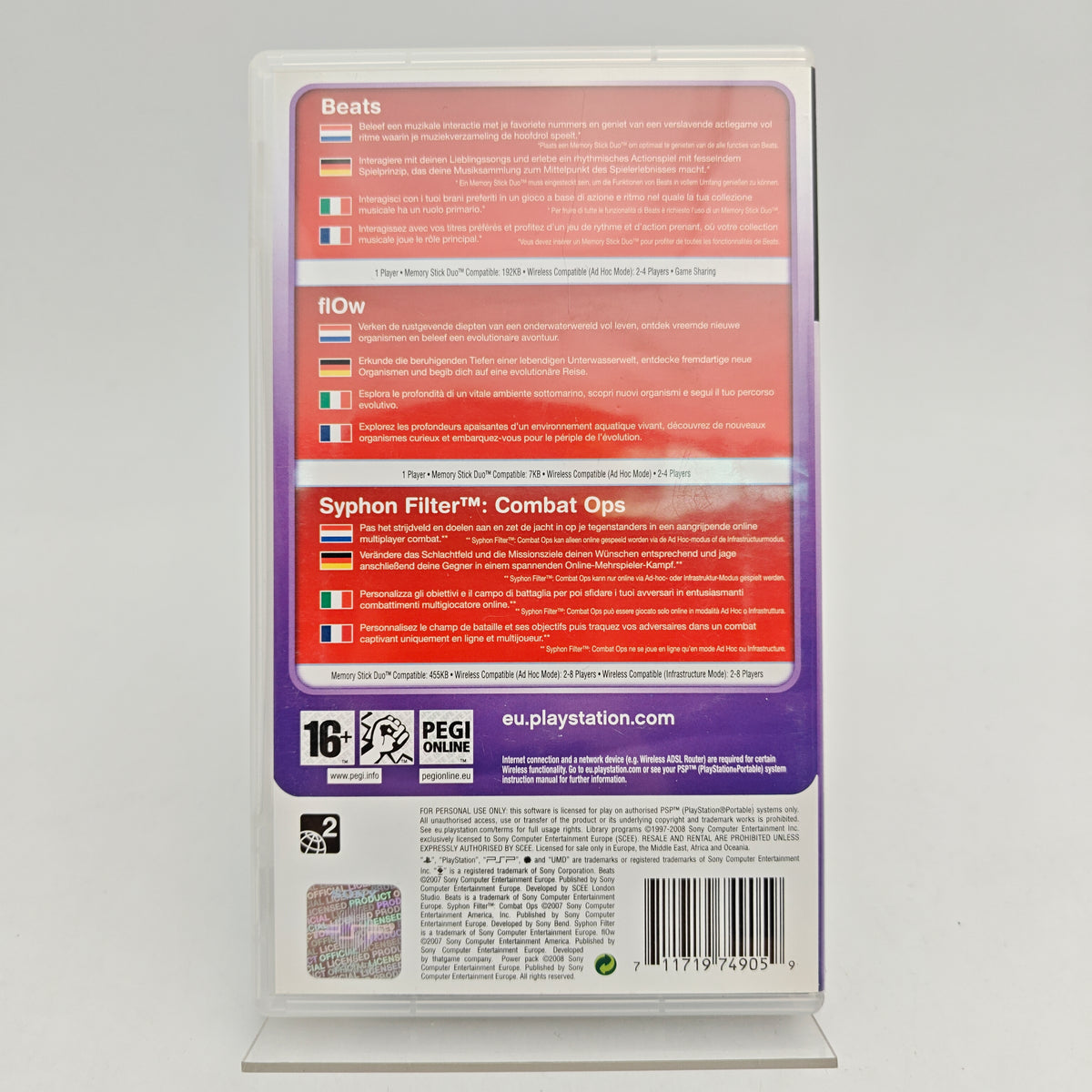 PLAYSTATION NETWORK COLLECTION – POWER PACK - PLAYSTATION PORTABLE