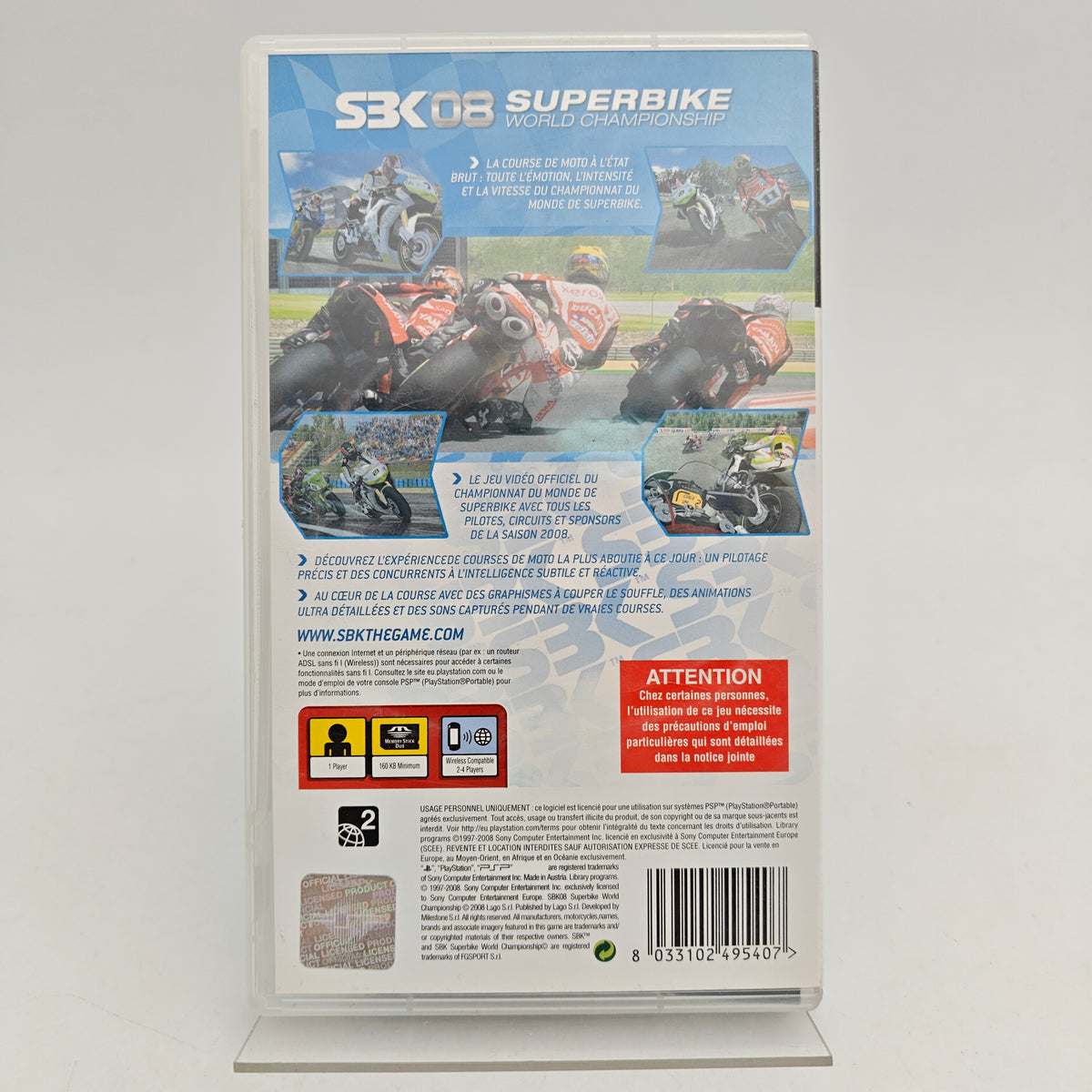 SBK ’08 SUPERBIKE WORLD CHAMPIONSHIP - PLAYSTATION PORTABLE