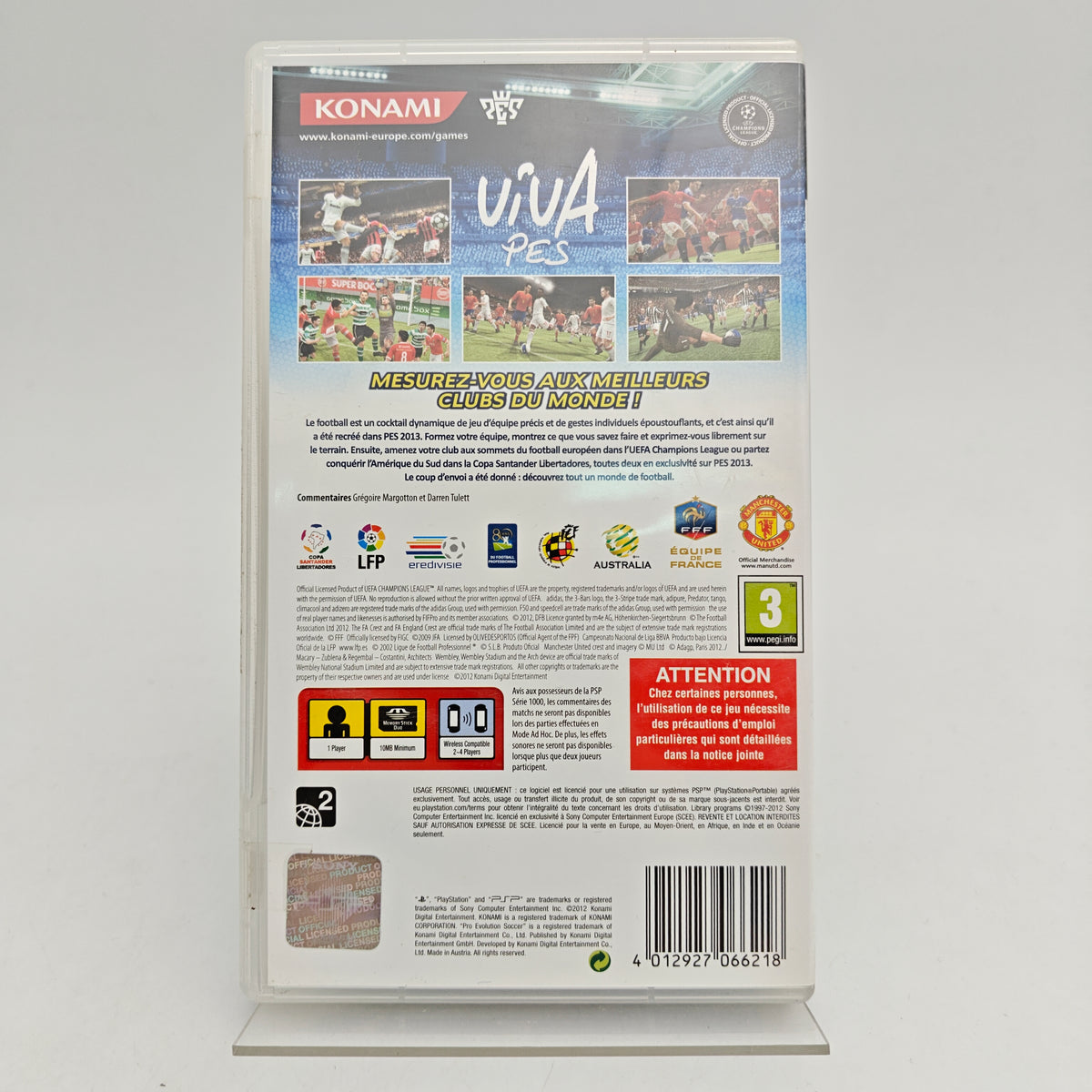 PRO EVOLUTION SOCCER 2013 - PLAYSTATION PORTABLE