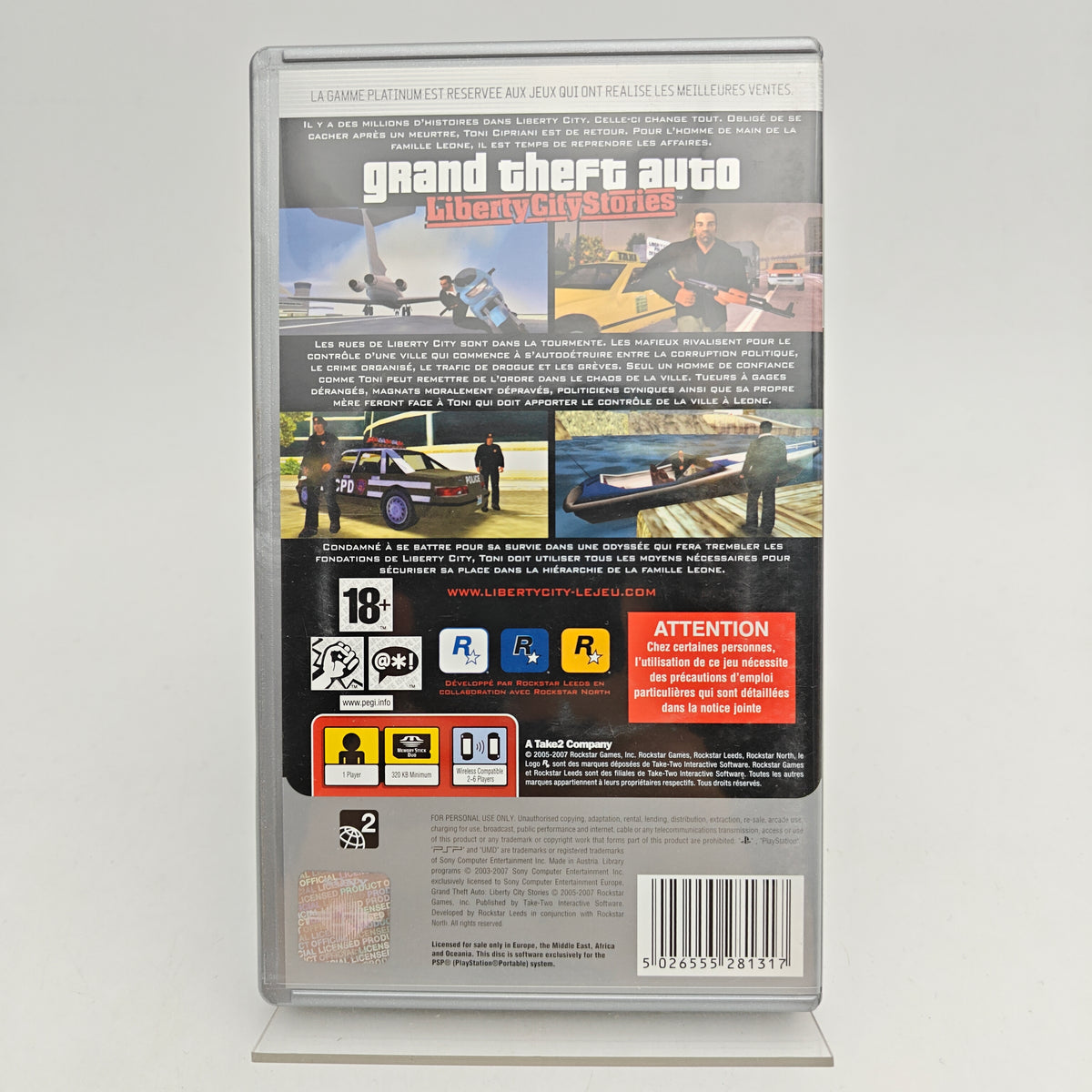GRAND THEFT AUTO: LIBERTY CITY STORIES - PLAYSTATION PORTABLE