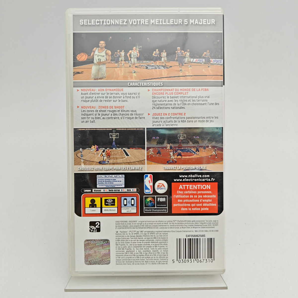 NBA LIVE 09 - PLAYSTATION PORTABLE