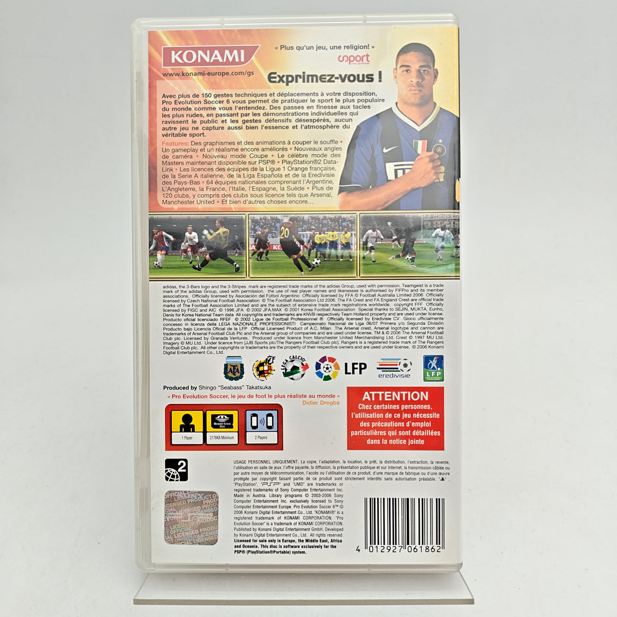 PRO EVOLUTION SOCCER 6 - PLAYSTATION PORTABLE