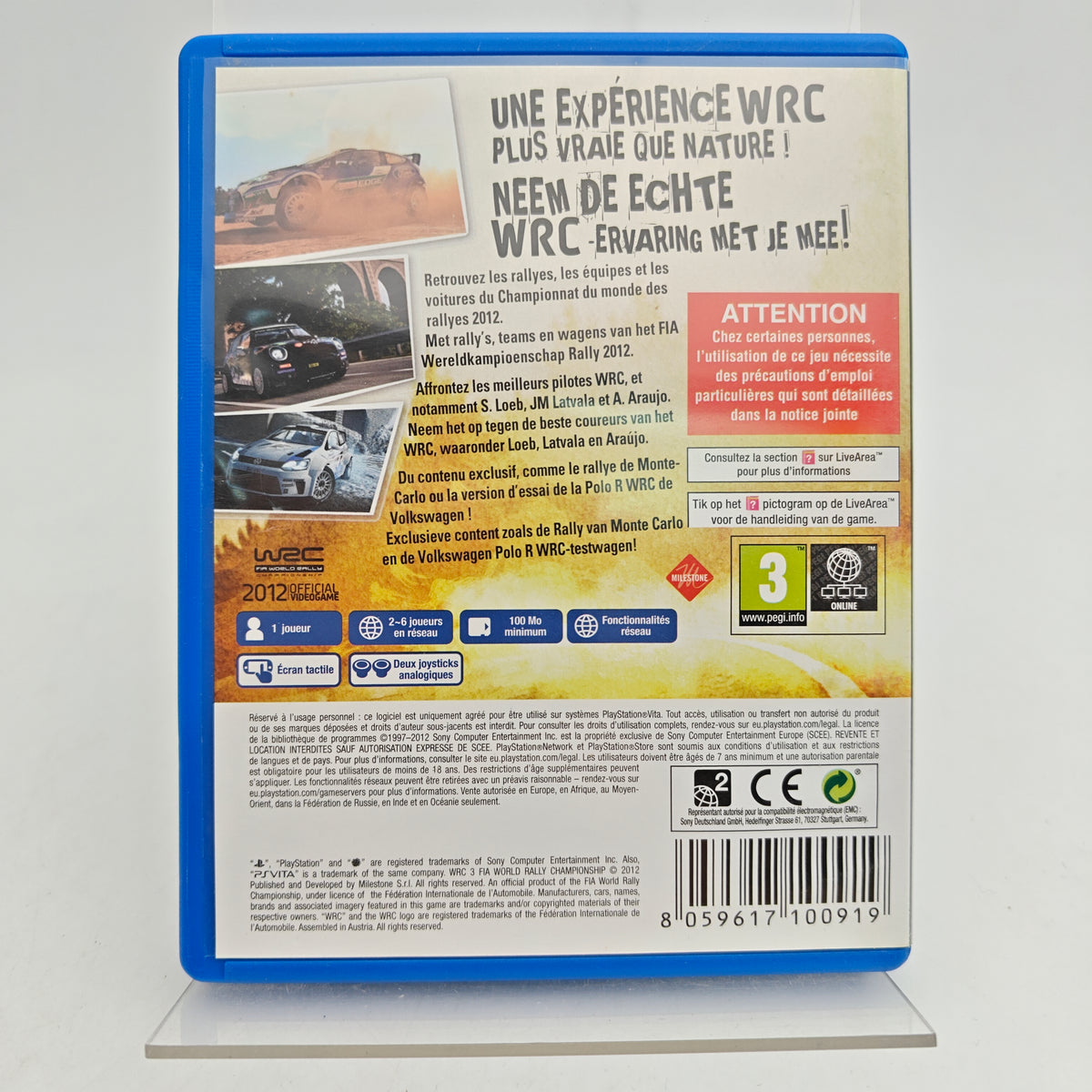 WRC FIA WORLD RALLY CHAMPIONSHIP - PLAYSTATION VITA