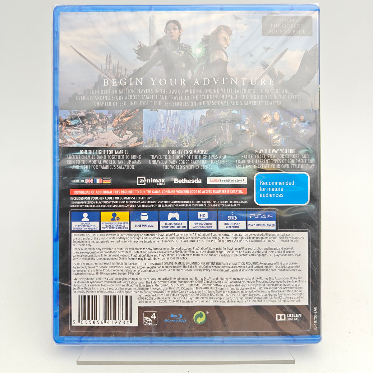 THE ELDER SCROLLS ONLINE: SUMMERSET (NEUF) - PLAYSTATION 4
