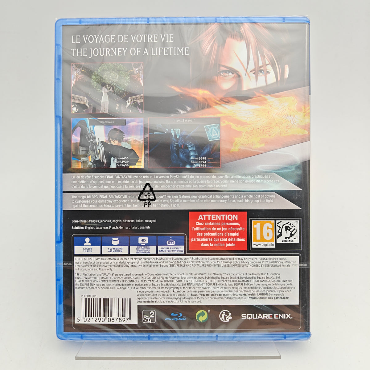 FINAL FANTASY VIII REMASTERED (NEUF) - PLAYSTATION 4