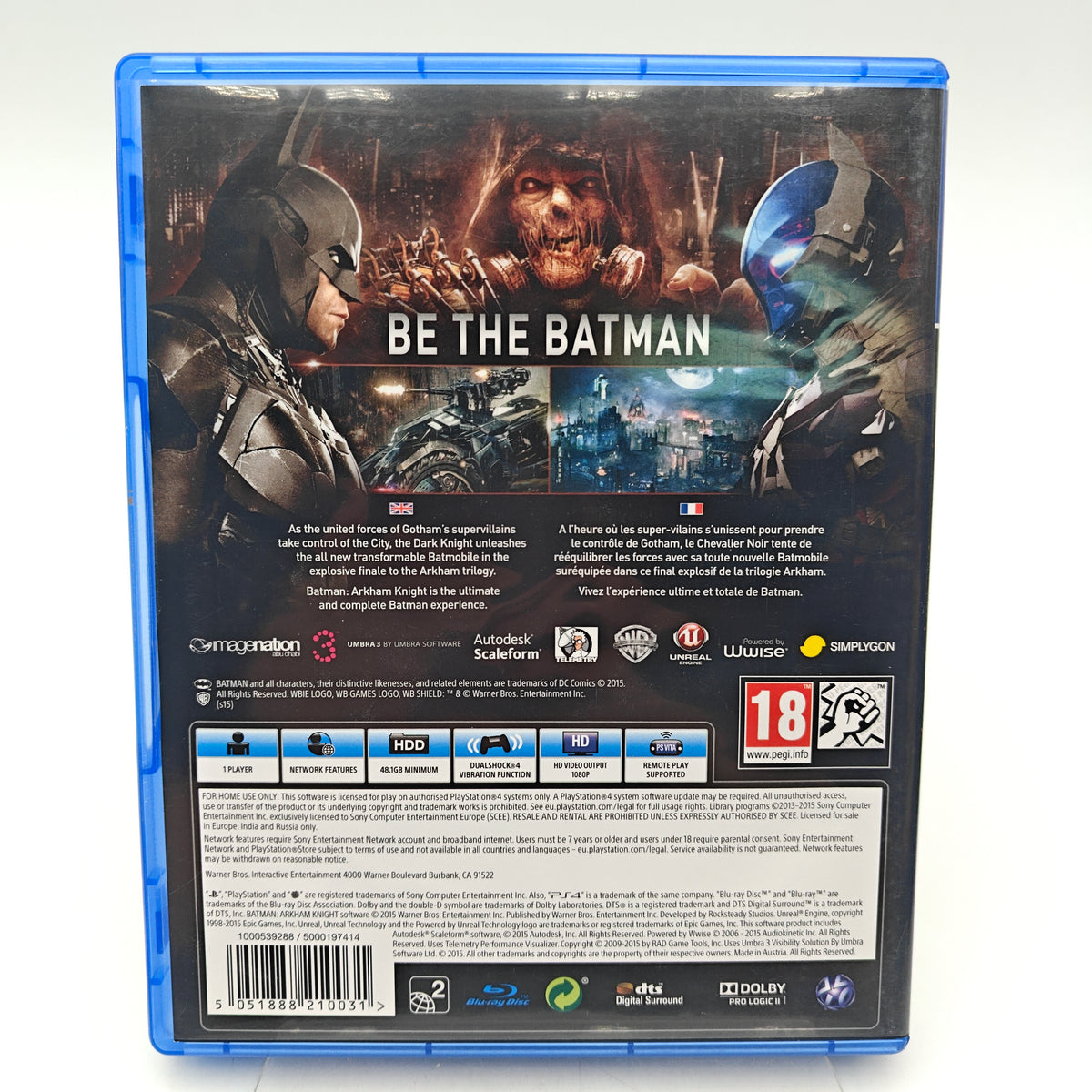 BATMAN: ARKHAM KNIGHT – GAME OF THE YEAR EDITION - PLAYSTATION 4
