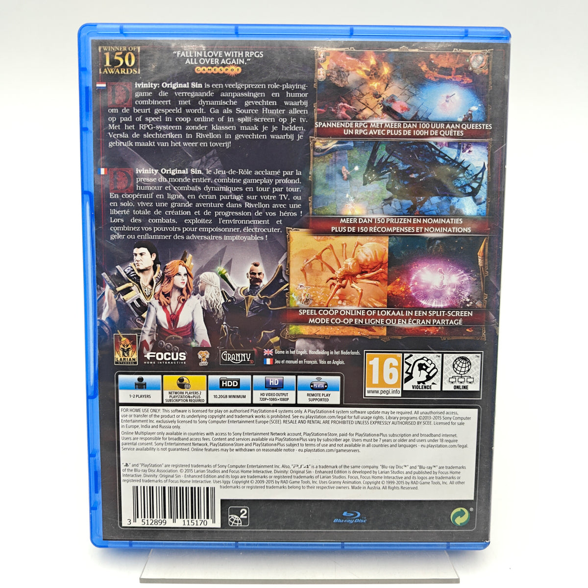 DIVINITY: ORIGINAL SIN – ENHANCED EDITION - PLAYSTATION 4