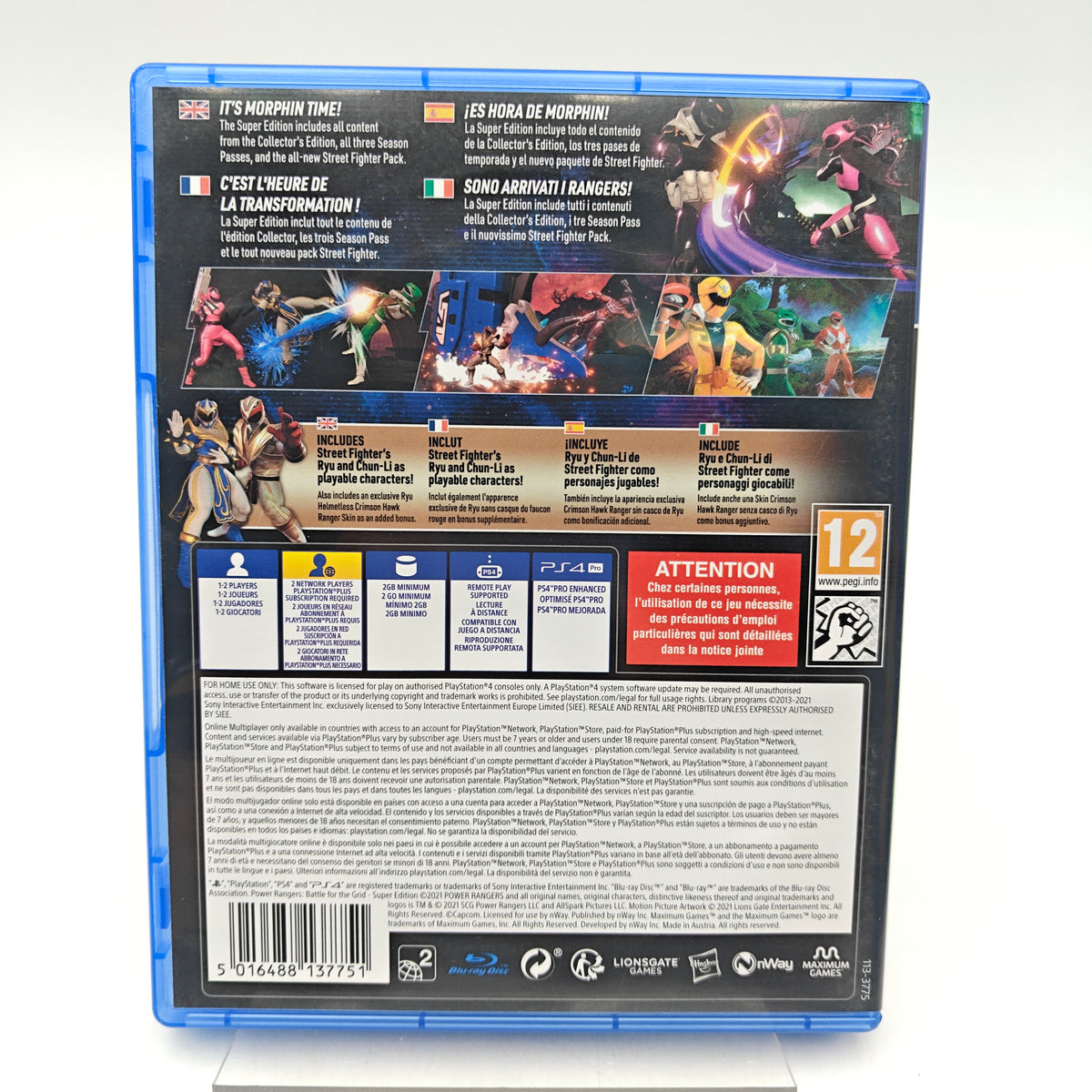POWER RANGERS: BATTLE FOR THE GRID – SUPER EDITION - PLAYSTATION 4