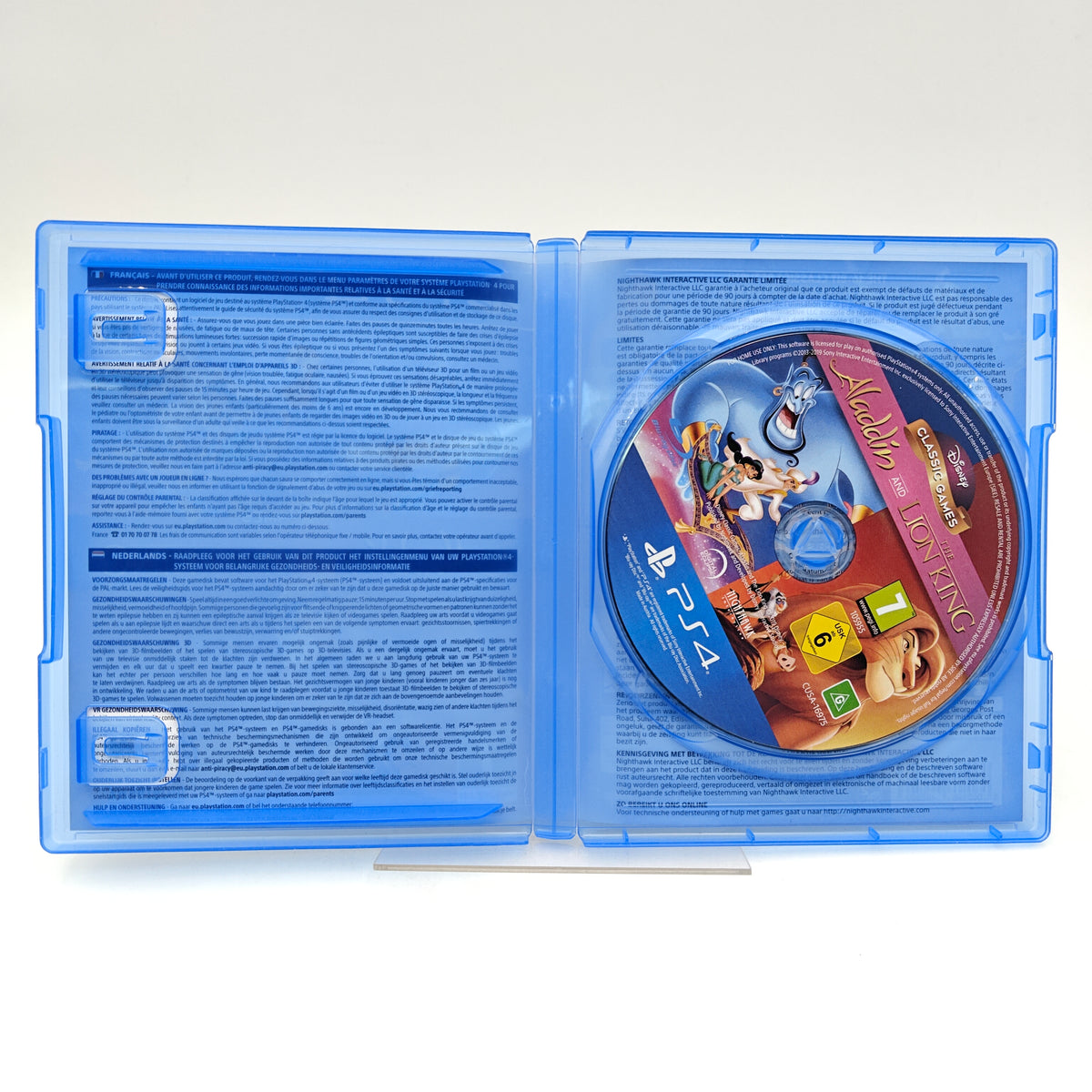 DISNEY CLASSIC GAMES ALADDIN / LE ROI LION - PLAYSTATION 4