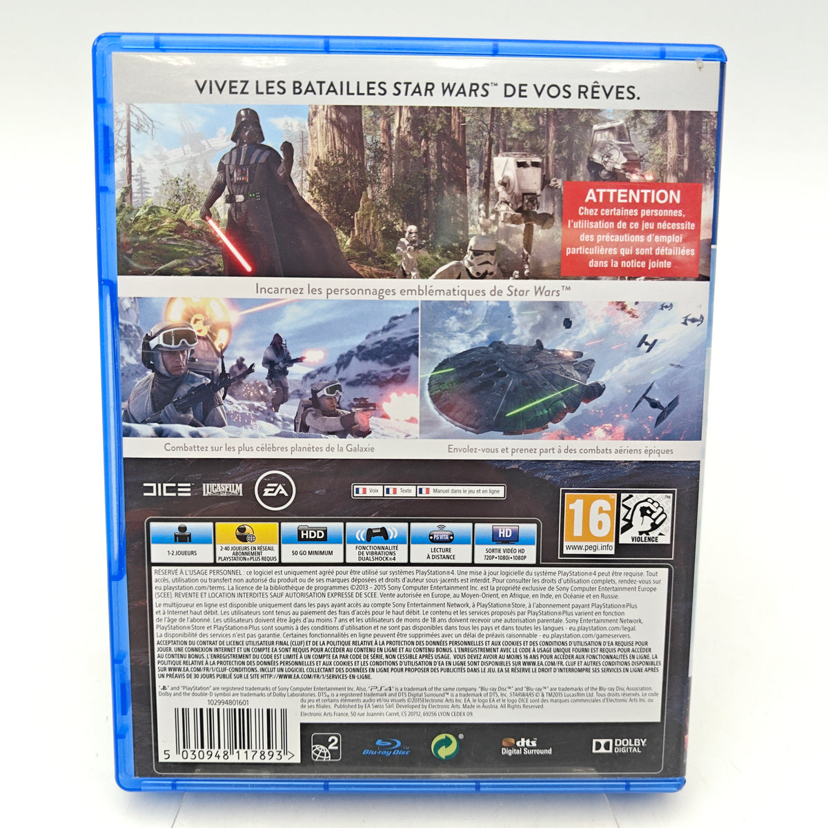 STAR WARS BATTLEFRONT - PLAYSTATION 4