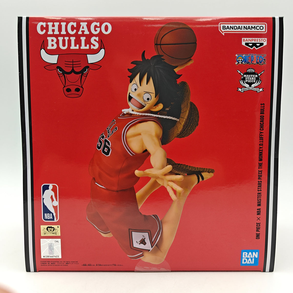 FIGURINE ONE PIECE MONKEY D LUFFY NBA CHICAGO BULLS