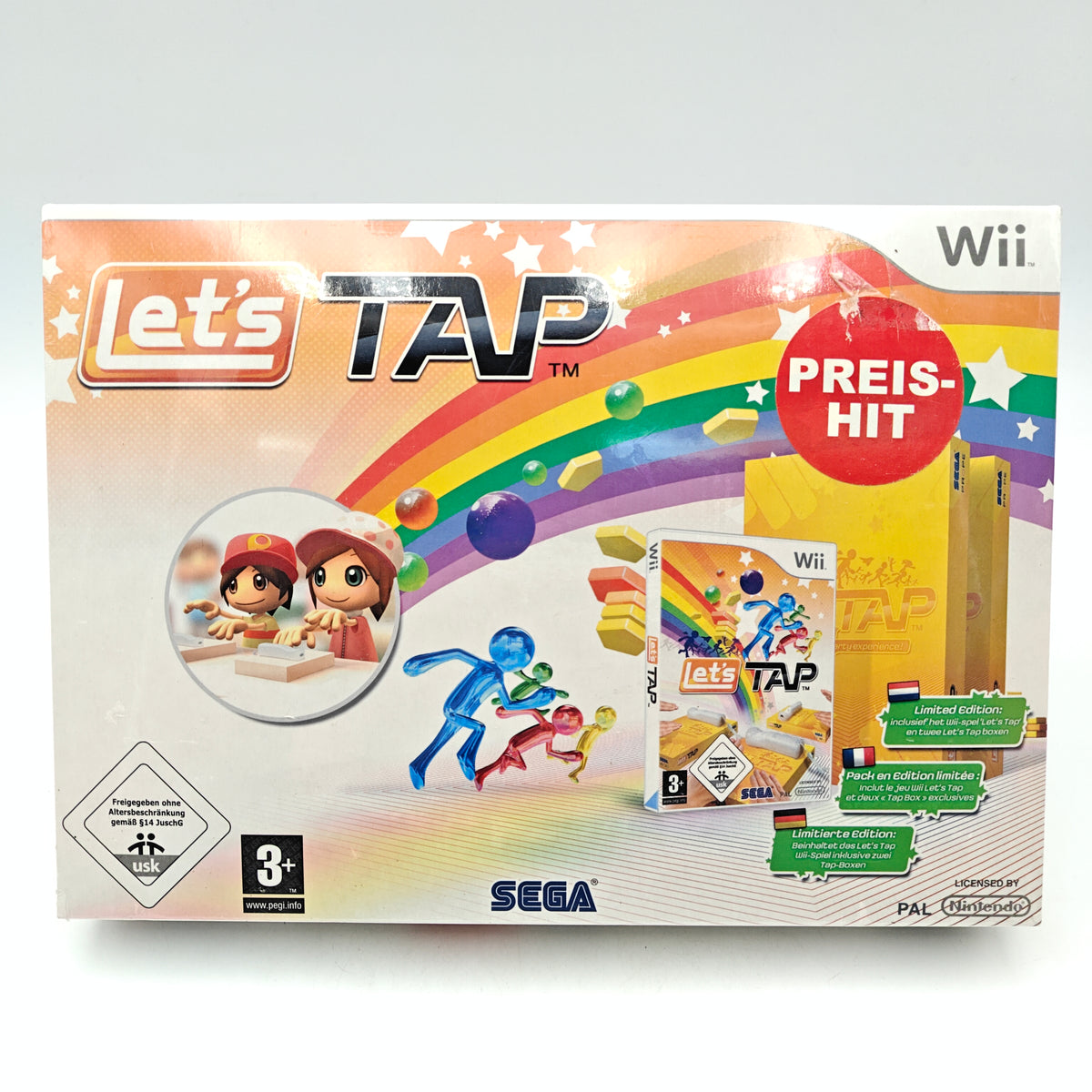 LET’S TAP + TAPIS DE DANSE – WII