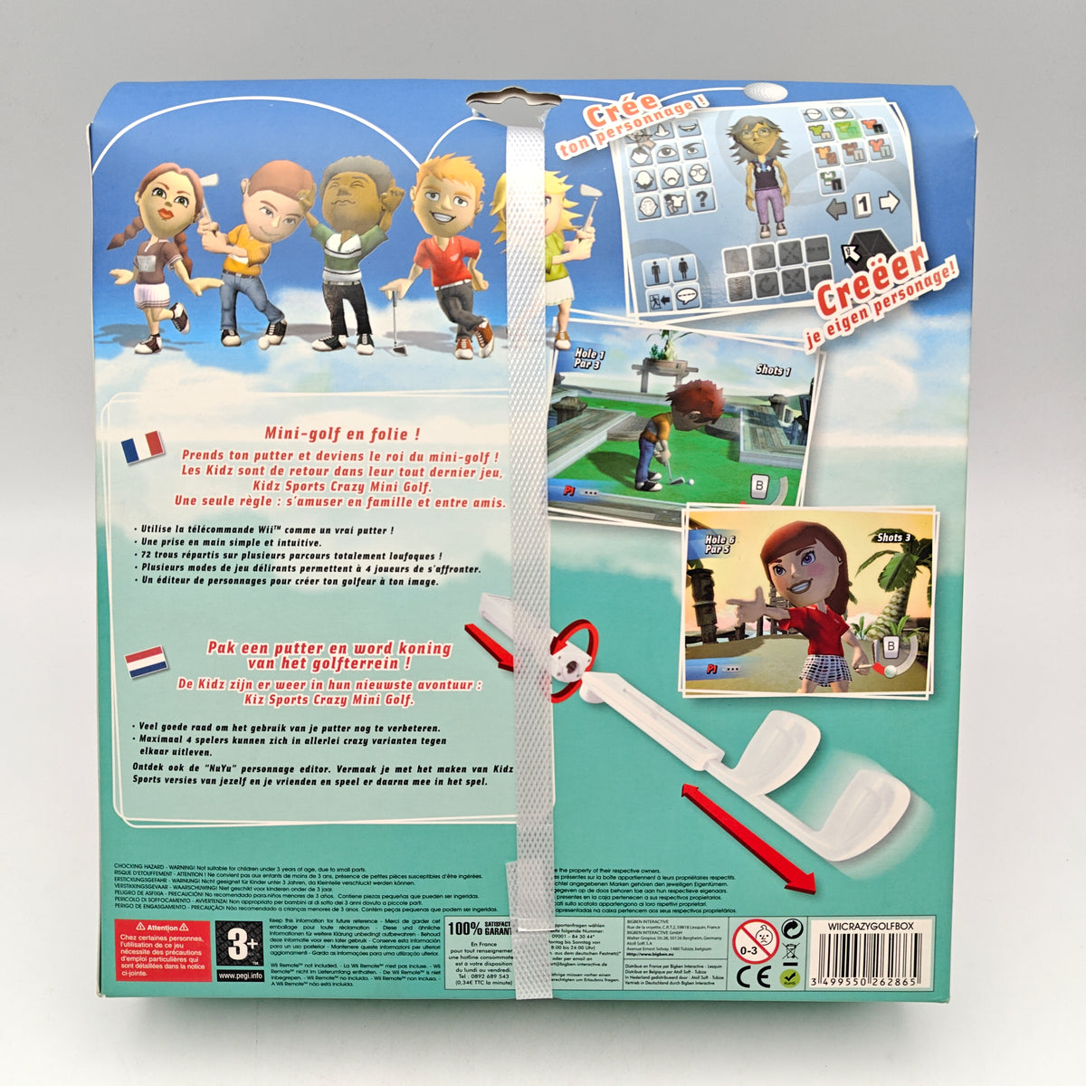 CRAZY MINI GOLF + ACCESSOIRES – WII