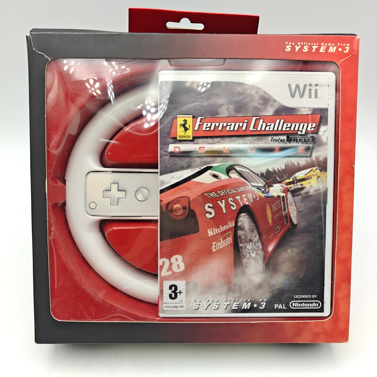 FERRARI CHALLENGE DELUXE + VOLANT – WII