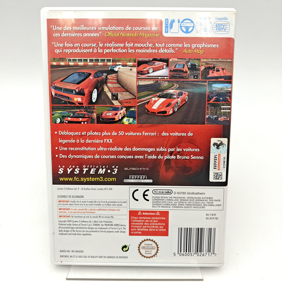 FERRARI CHALLENGE DELUXE + VOLANT – WII
