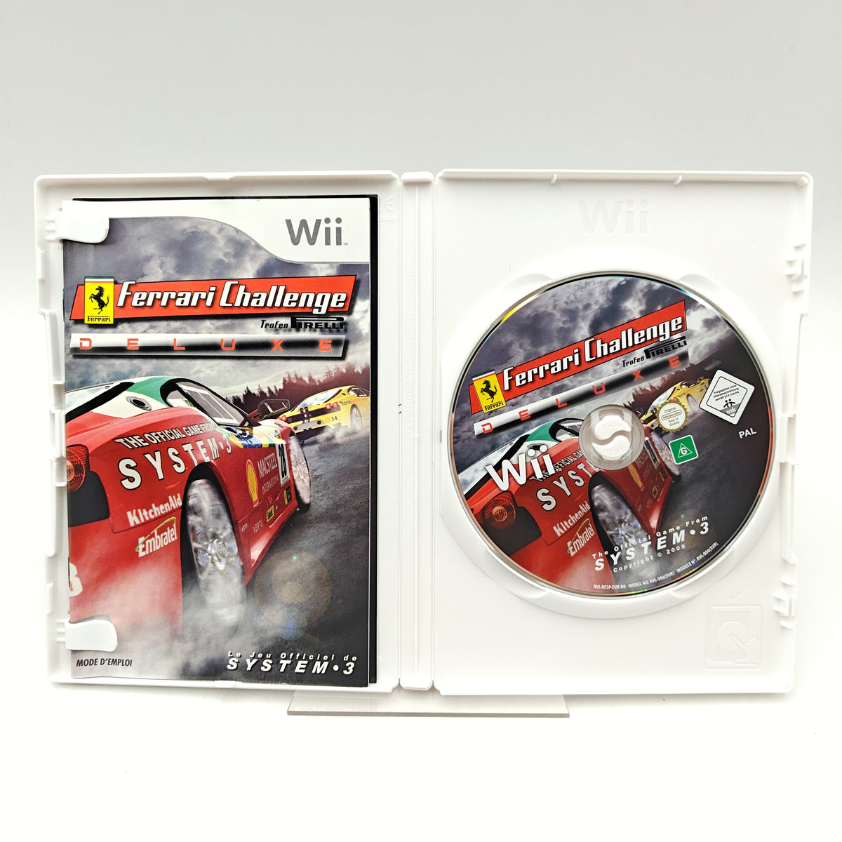 FERRARI CHALLENGE DELUXE + VOLANT – WII