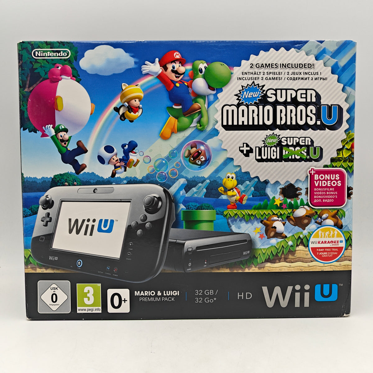 NEW SUPER MARIO BROS. U + NEW SUPER LUIGI U WII U PREMIUM PACK