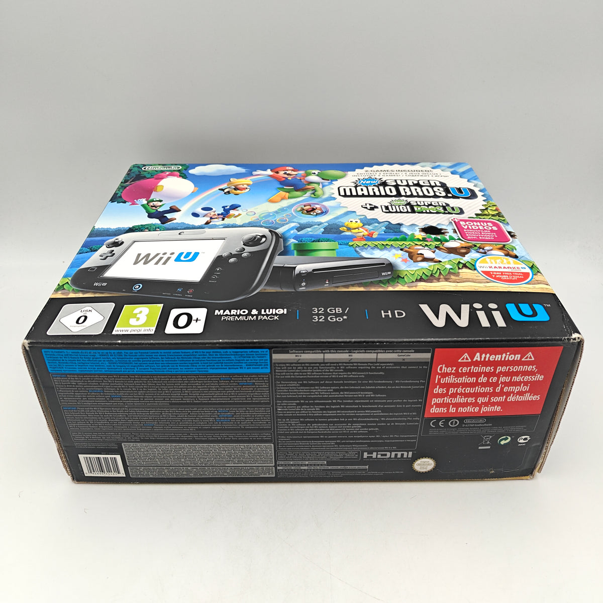 NEW SUPER MARIO BROS. U + NEW SUPER LUIGI U WII U PREMIUM PACK