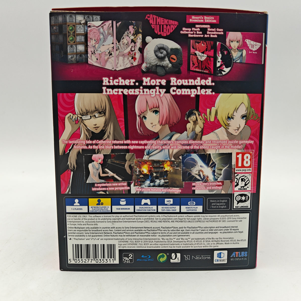 CATHERINE: FULL BODY HEART’S DESIRE PREMIUM EDITION - PLAYSTATION 4