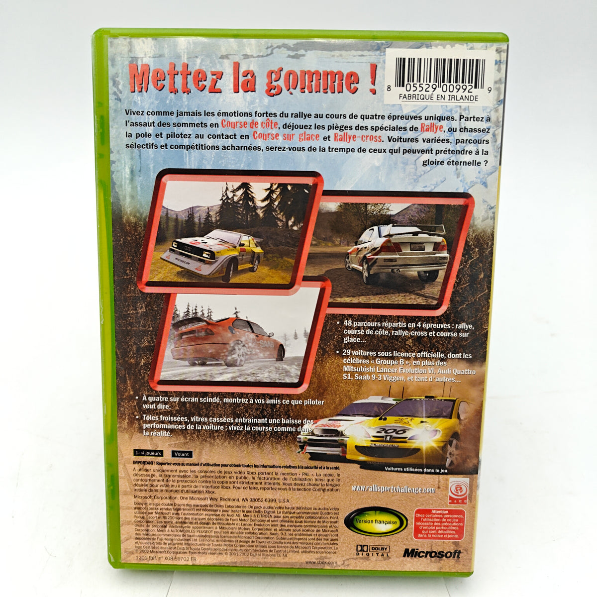 RALLISPORT CHALLENGE - XBOX
