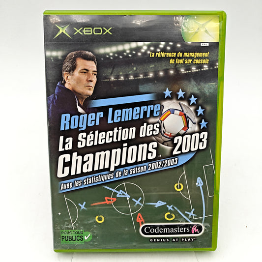 ROGER LEMERRE : LA SÉLECTION DES CHAMPIONS 2003 - XBOX
