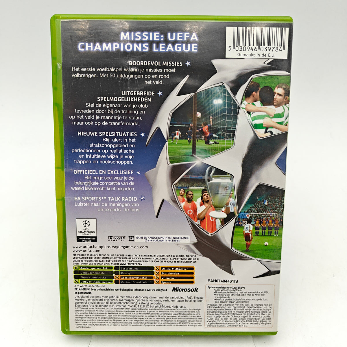UEFA CHAMPIONS LEAGUE 2004-2005 - XBOX