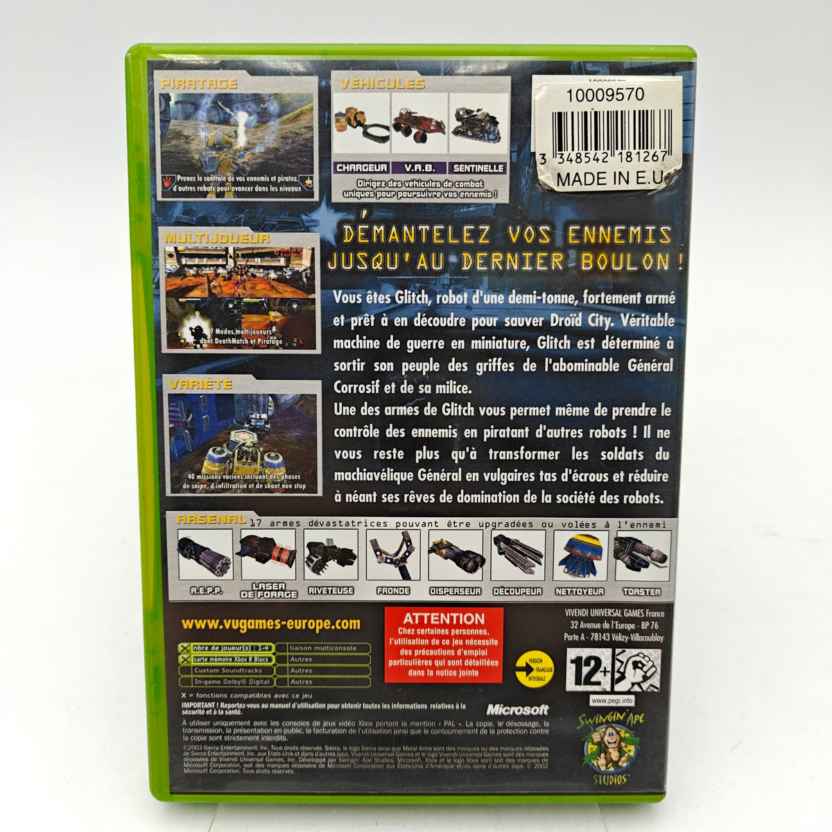 METAL ARMS: GLITCH IN THE SYSTEM - XBOX