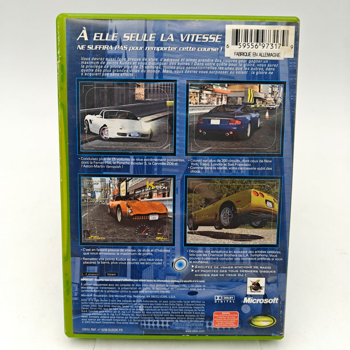 PROJECT GOTHAM RACING - XBOX
