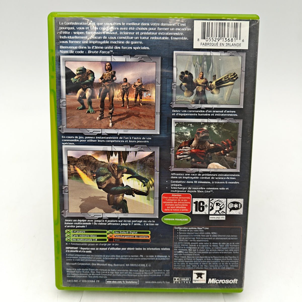 BRUTE FORCE - XBOX