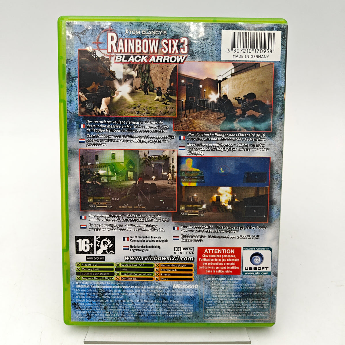 TOM CLANCY'S RAINBOW SIX 3: BLACK ARROW - XBOX