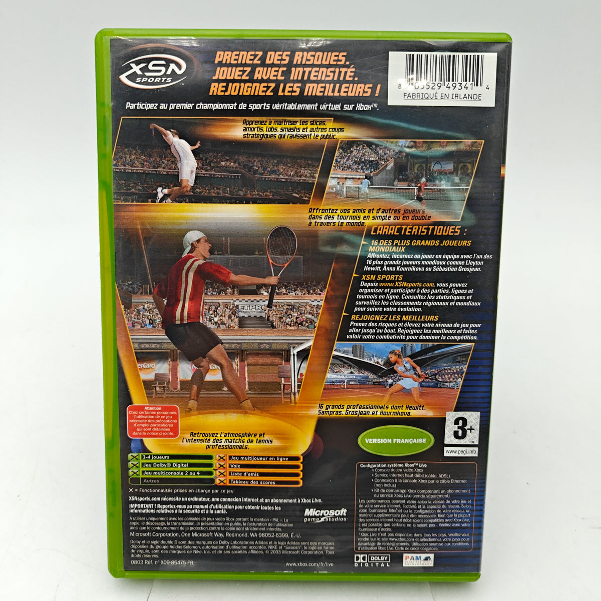 TOP SPIN - XBOX