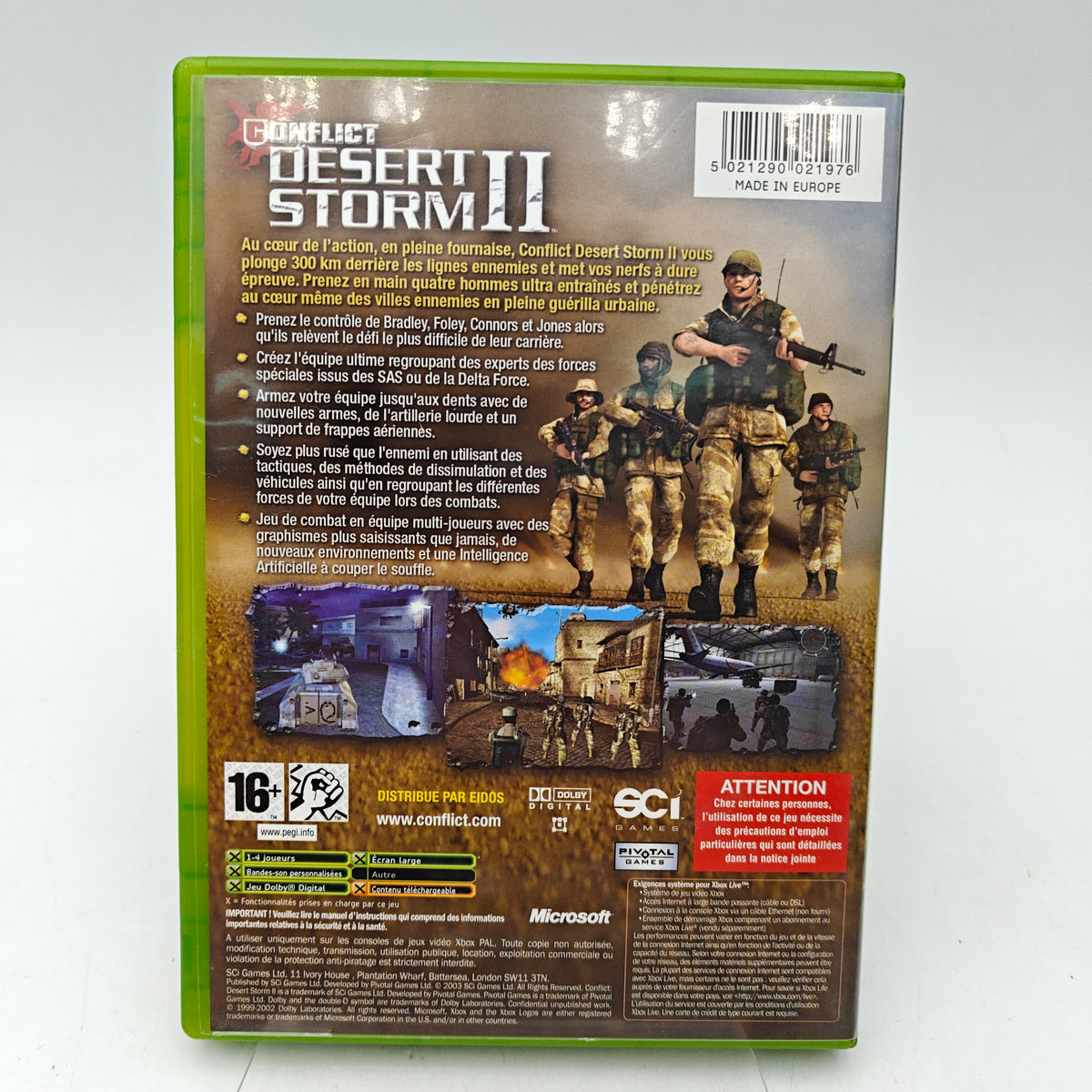 CONFLICT: DESERT STORM II - XBOX