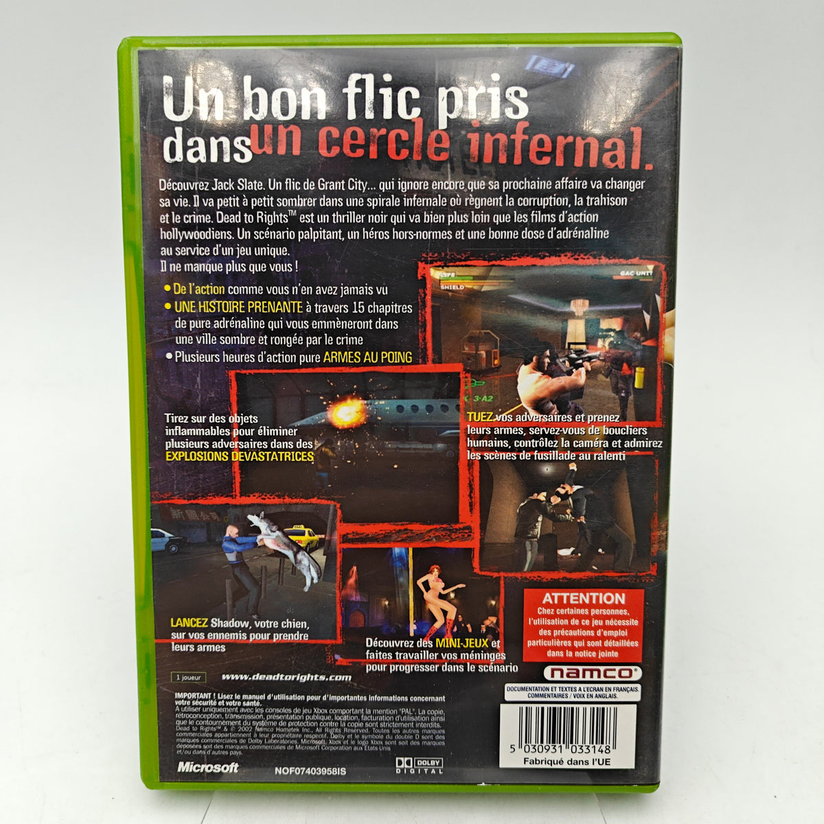 DEAD TO RIGHTS - XBOX