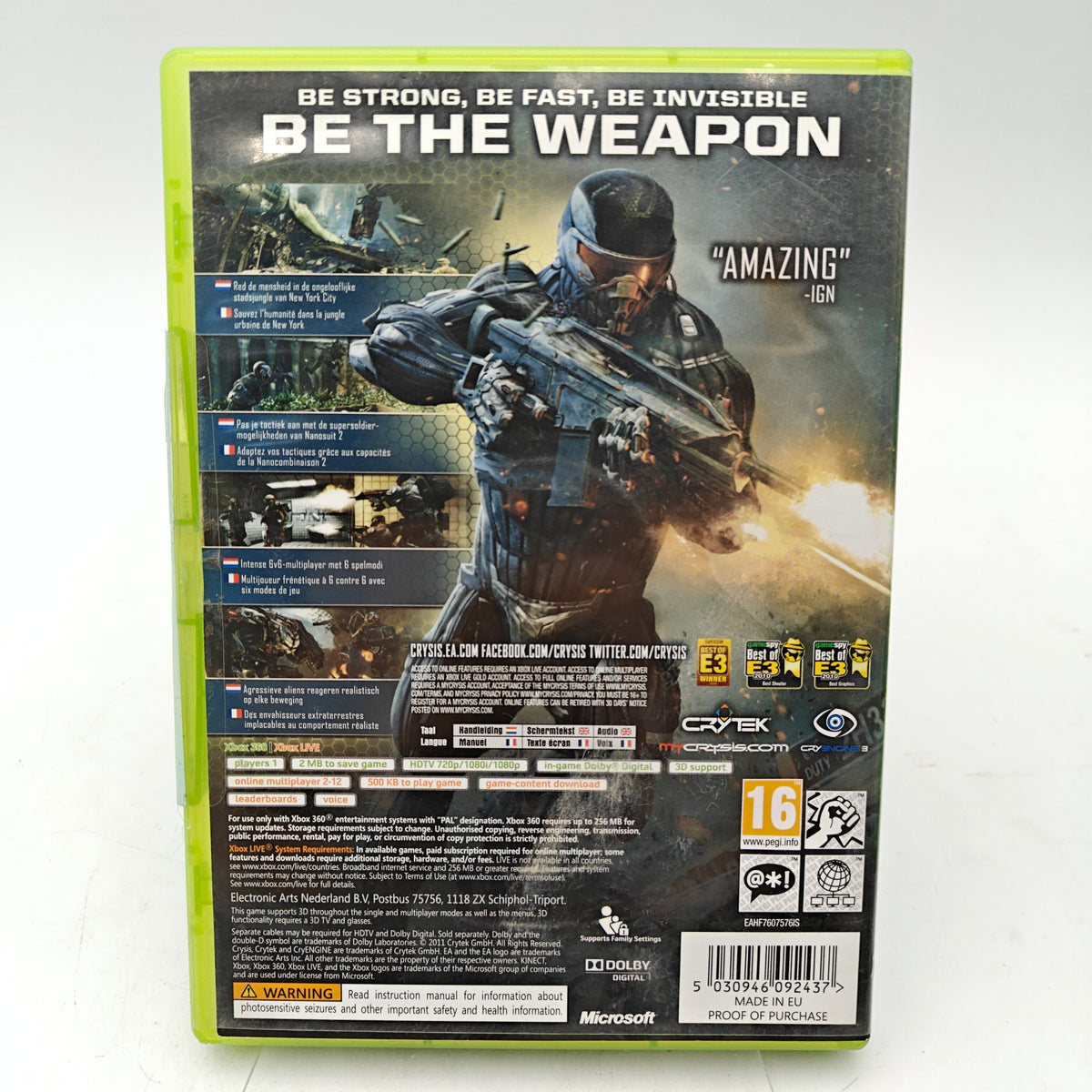 CRYSIS 2 - XBOX 360
