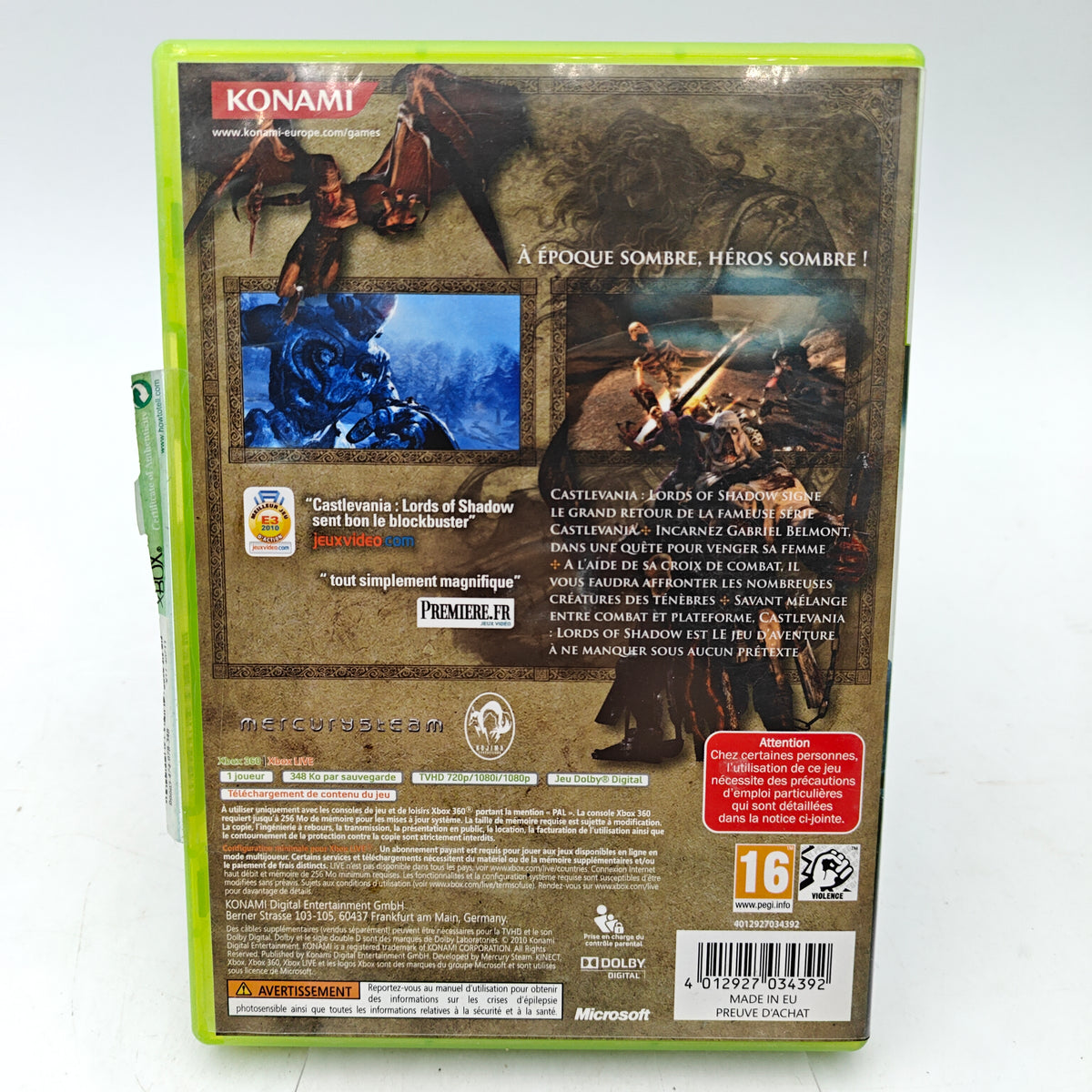 CASTLEVANIA: LORDS OF SHADOW - XBOX 360