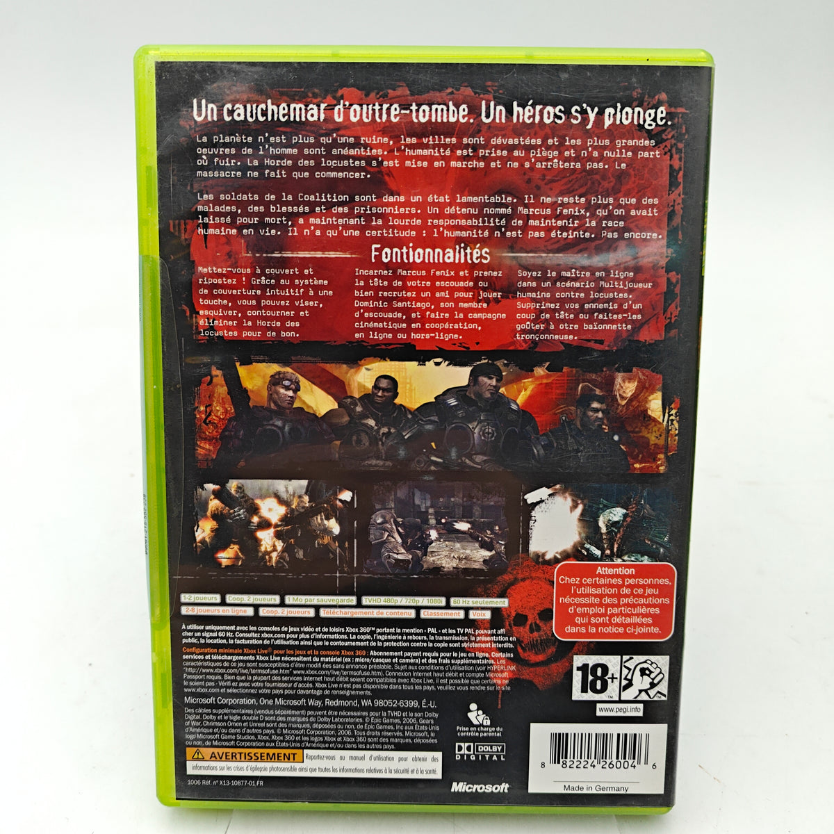 GEARS OF WAR - XBOX 360