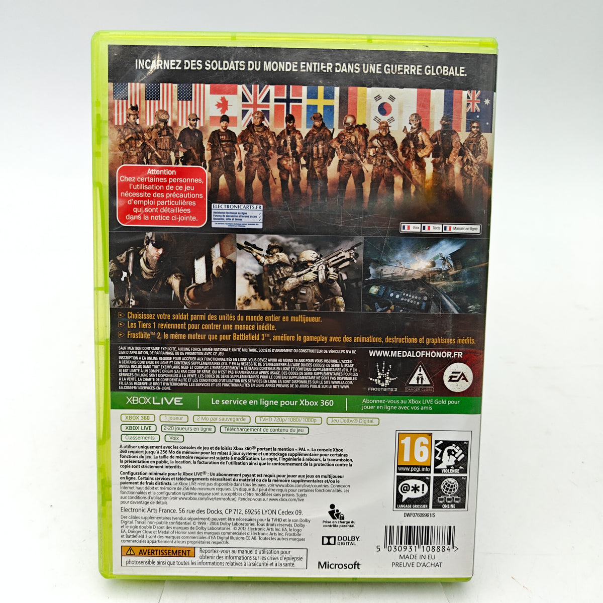 MEDAL OF HONOR: WARFIGHTER - XBOX 360