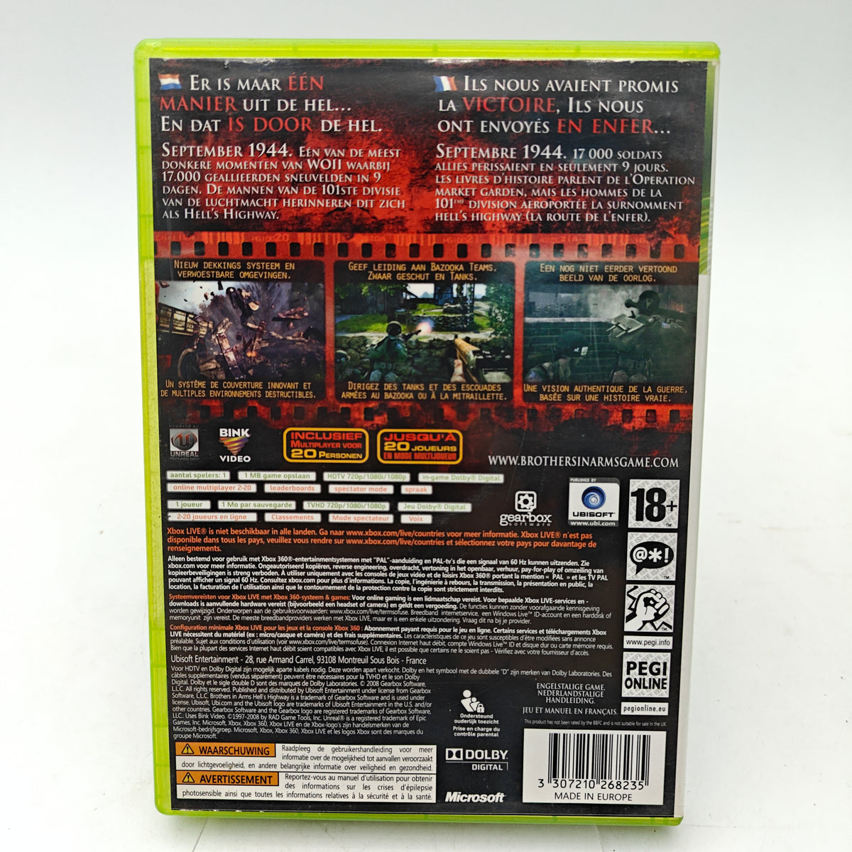 BROTHERS IN ARMS: HELL'S HIGHWAY - XBOX 360