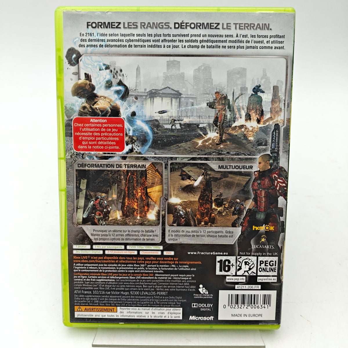 FRACTURE - XBOX 360