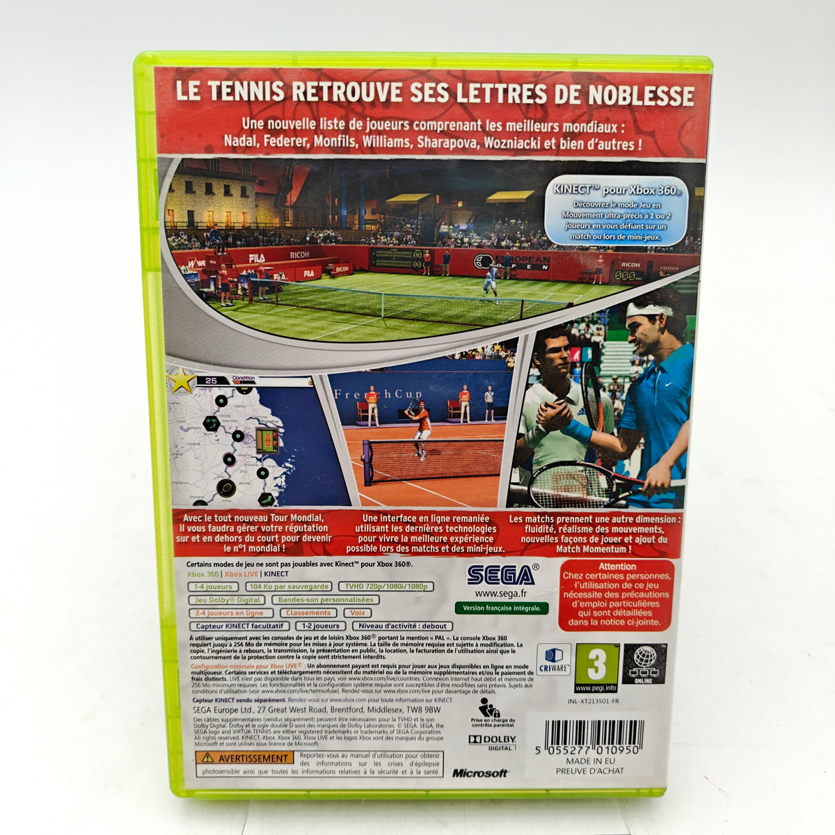 VIRTUA TENNIS 4 - XBOX 360