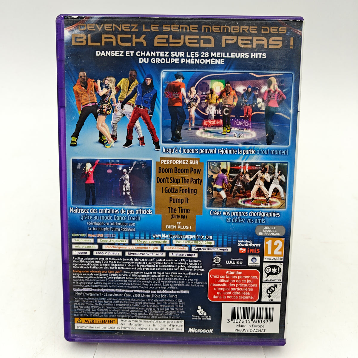THE BLACK EYED PEAS EXPERIENCE - XBOX 360