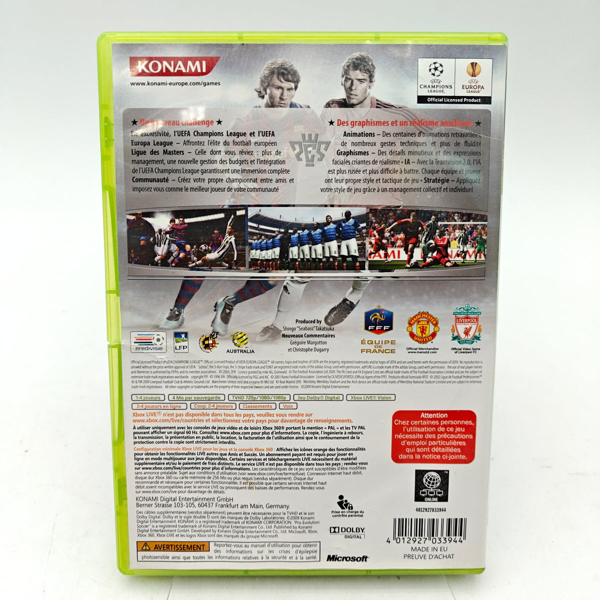 PRO EVOLUTION SOCCER 2010 - XBOX 360