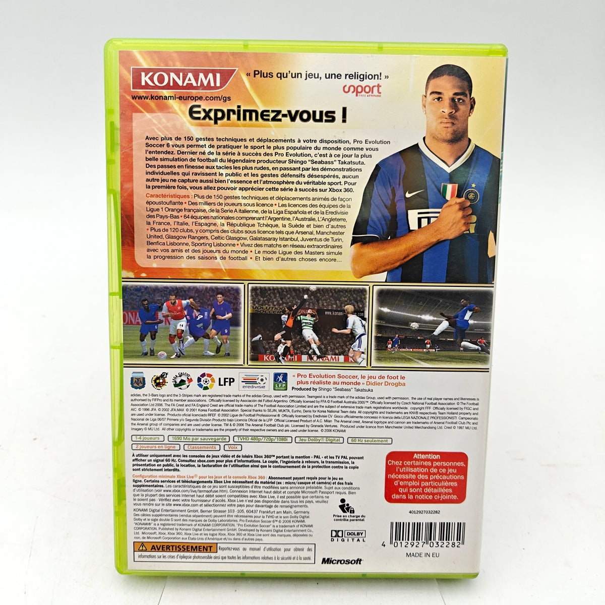 PRO EVOLUTION SOCCER 6 - XBOX 360