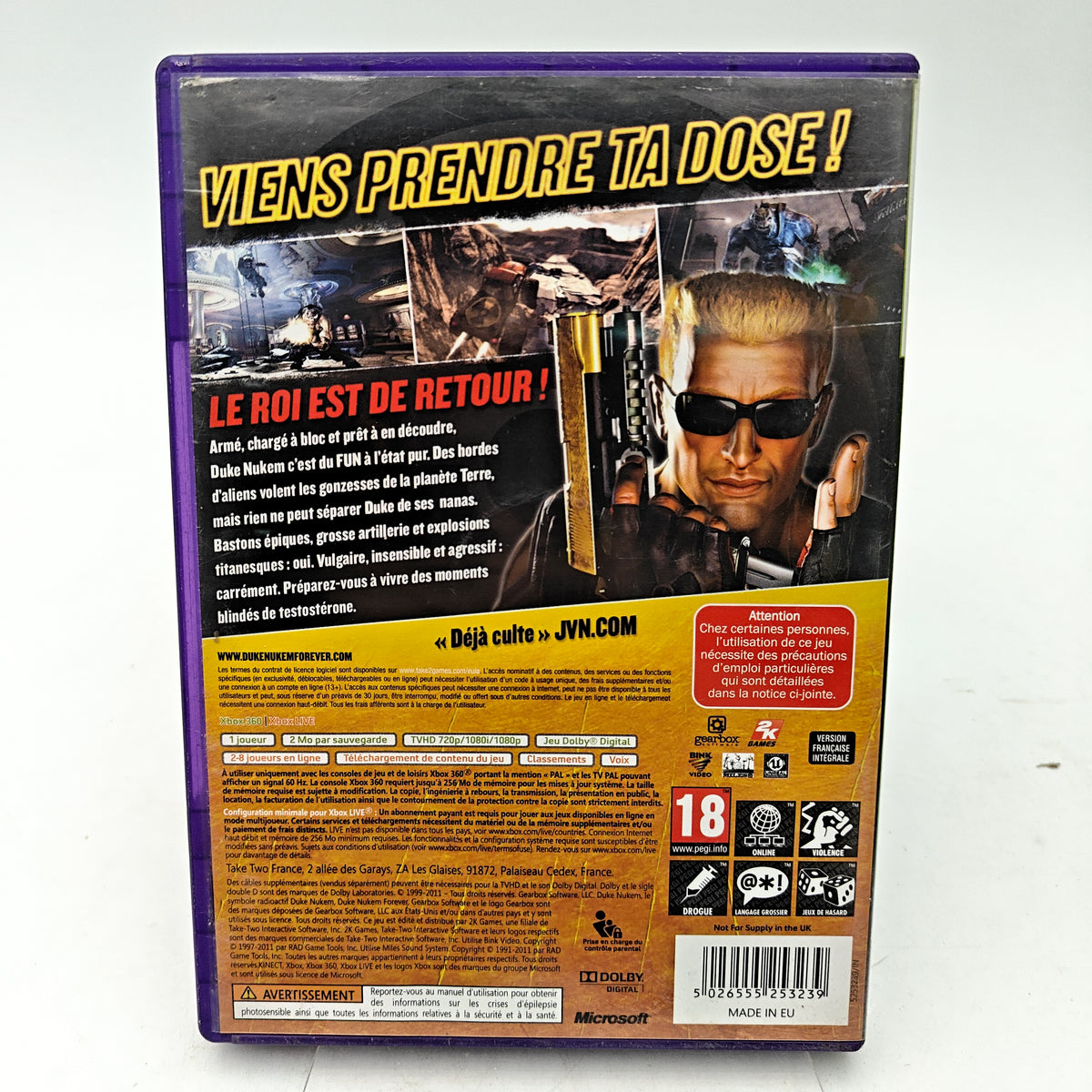 DUKE NUKEM FOREVER - XBOX 360