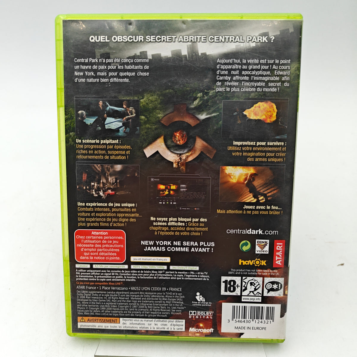 ALONE IN THE DARK - XBOX 360