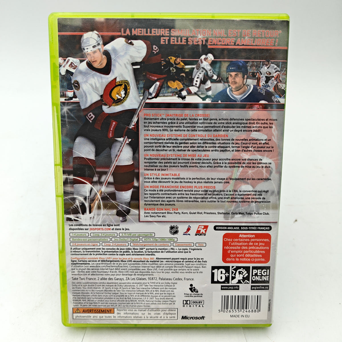 NHL 2K8 - XBOX 360