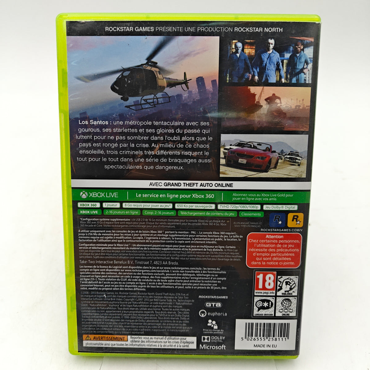 GRAND THEFT AUTO V - XBOX 360