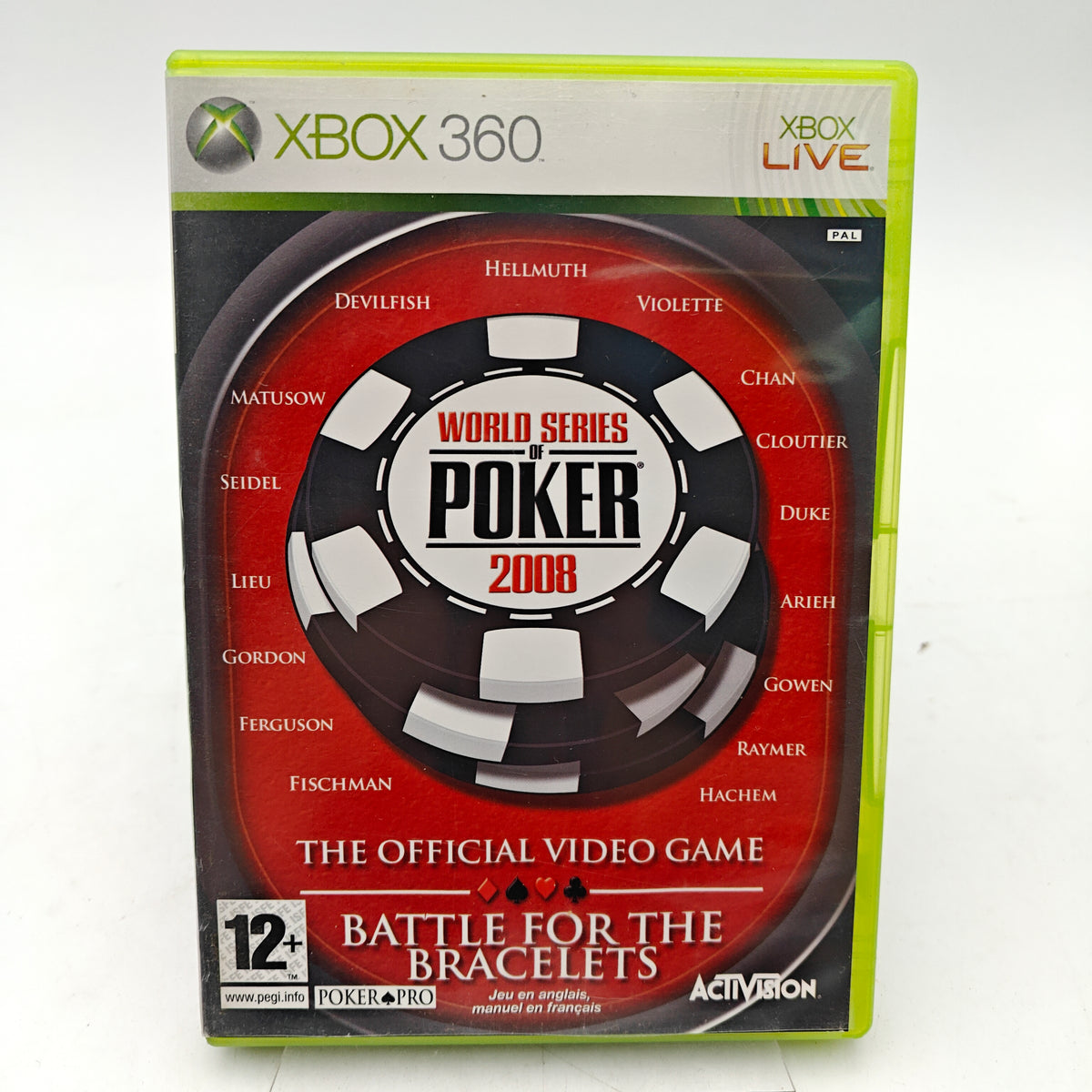 WORLD SERIES OF POKER 2008 - XBOX 360