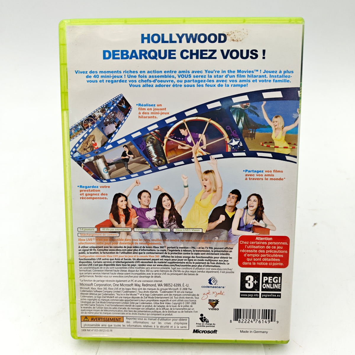 YOU'RE IN THE MOVIES - XBOX 360